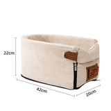 Pet Safety Bed for Car Center Console