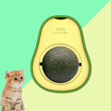 Avocado Cat Licking Toy