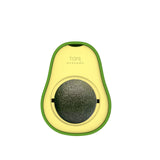 Avocado Cat Licking Toy