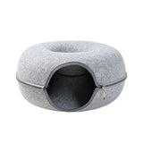 Cozy Donut Cat Bed